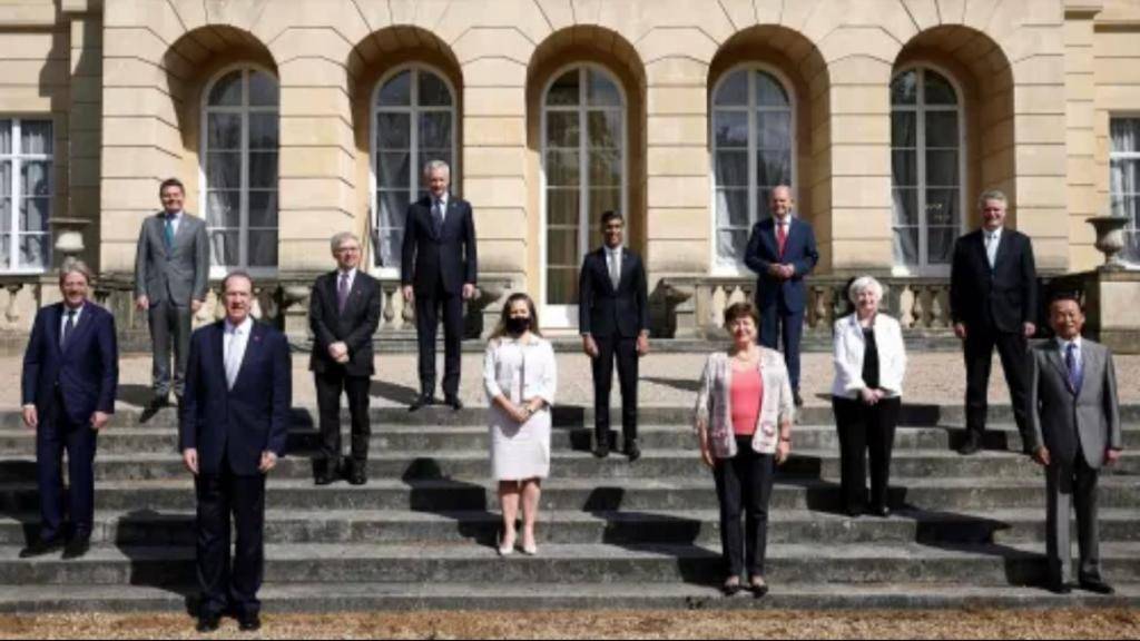 G7財長在倫敦舉行會談。