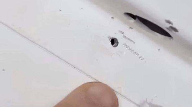 俄羅斯聯盟號太空船艙壁上竟發現了一個貫穿的小洞。
