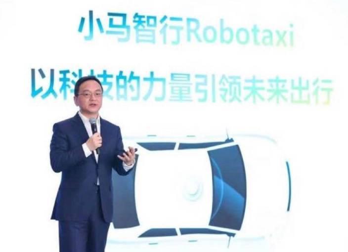 北京的無人駕駛「機器人出租車」。