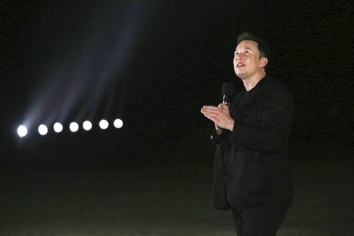 特斯拉CEO馬斯克（Elon Musk）。AP圖片
