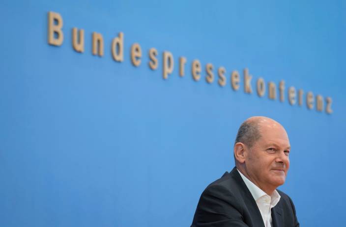 德國總理朔爾茨。
