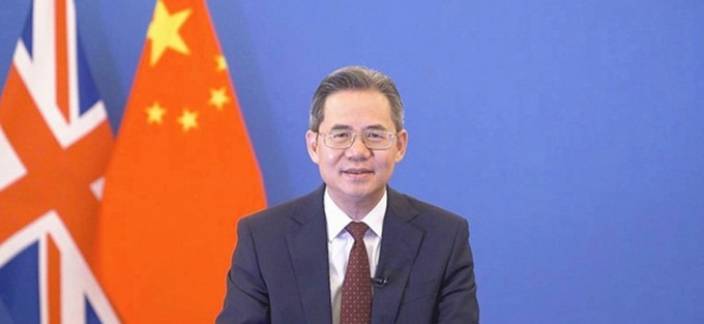中國駐英大使鄭澤光。