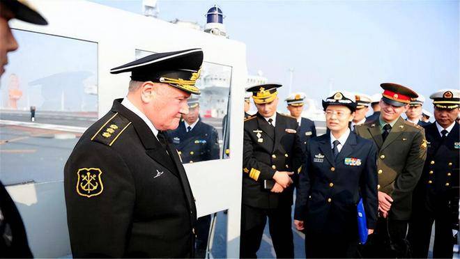 Korolev, the former deputy commander of the Russian Navy, once boarded the Liaoning ship.