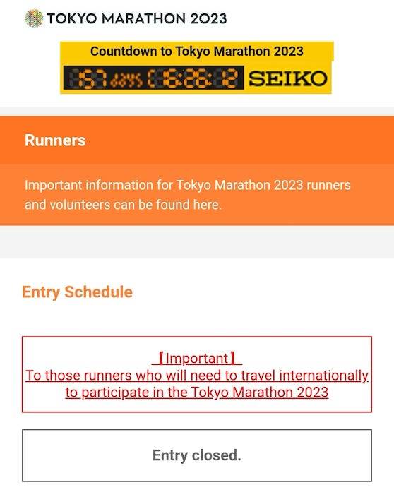 明年3月的東京馬拉松情況相反，香港跑友報名十分熱烈，因名額爆滿，網上報名已停止。