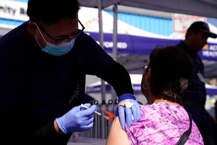 美國人接種流感疫苗意願並不強烈。AP圖片