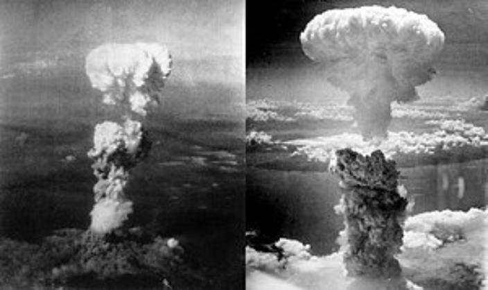 In order to force Japan to surrender as soon as possible, the US government decided to drop atomic bombs on Hiroshima and Nagasaki. online pictures.