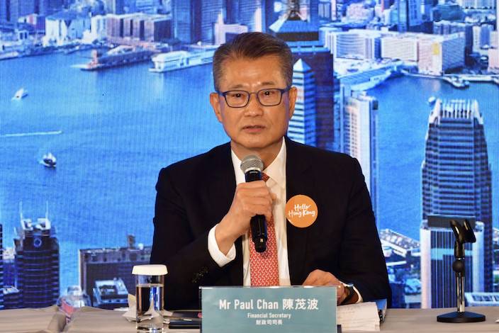 陳茂波表示特區政府和「香港隊」成員將會全力、全方位展示和推廣香港。
