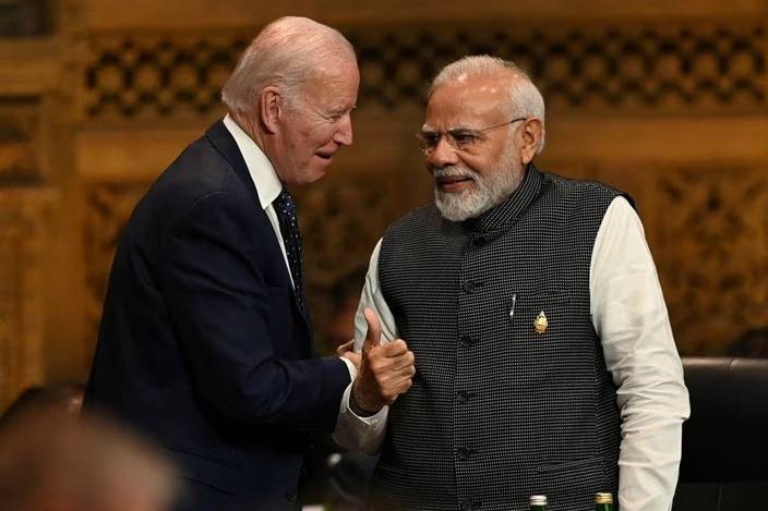 美國總統拜登去年5月與印度總理莫迪談定印美關鍵及新興技術倡議。