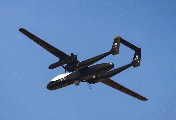 四川騰盾公司生產的「雙尾蠍」大型無人機 。