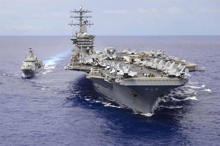 USS Nimitz aircraft carrier.