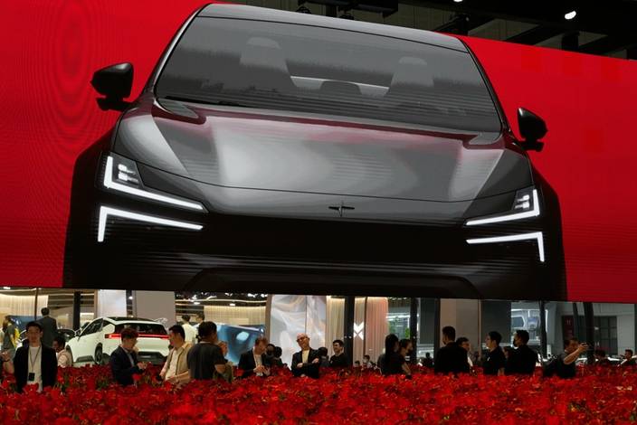 Shanghai Auto Expo. AP pictures