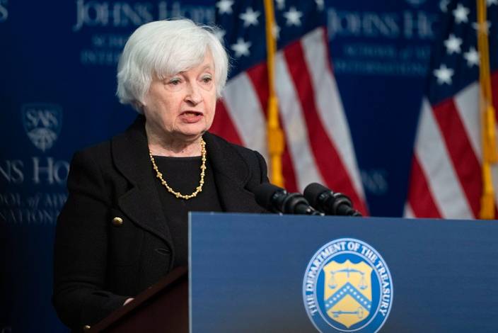 U.S. Treasury Secretary Yellen. AP pictures