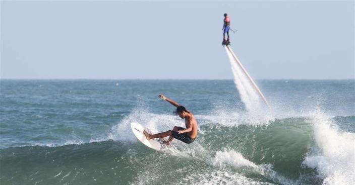 Chinese national surfing team opens to promote surfing