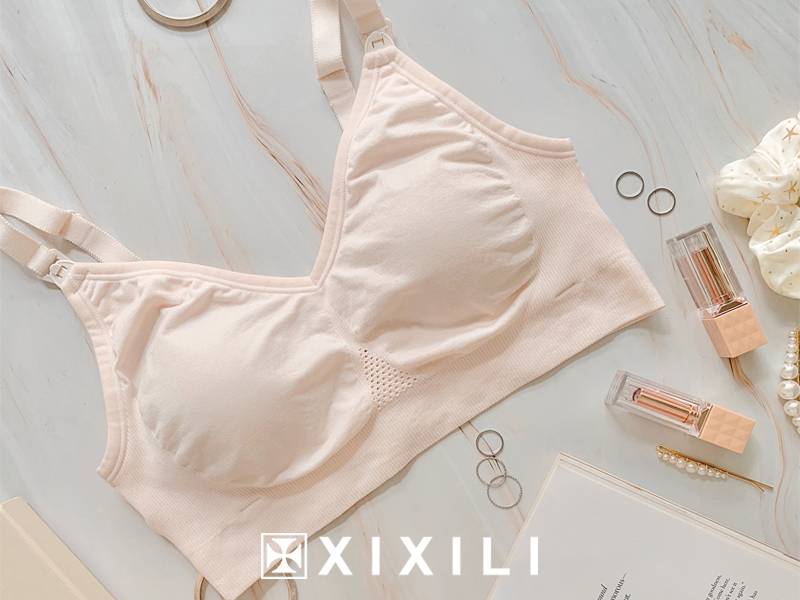 XIXILI's Award Winning Ultra Soft Pansy Wireless Nursing Bra 