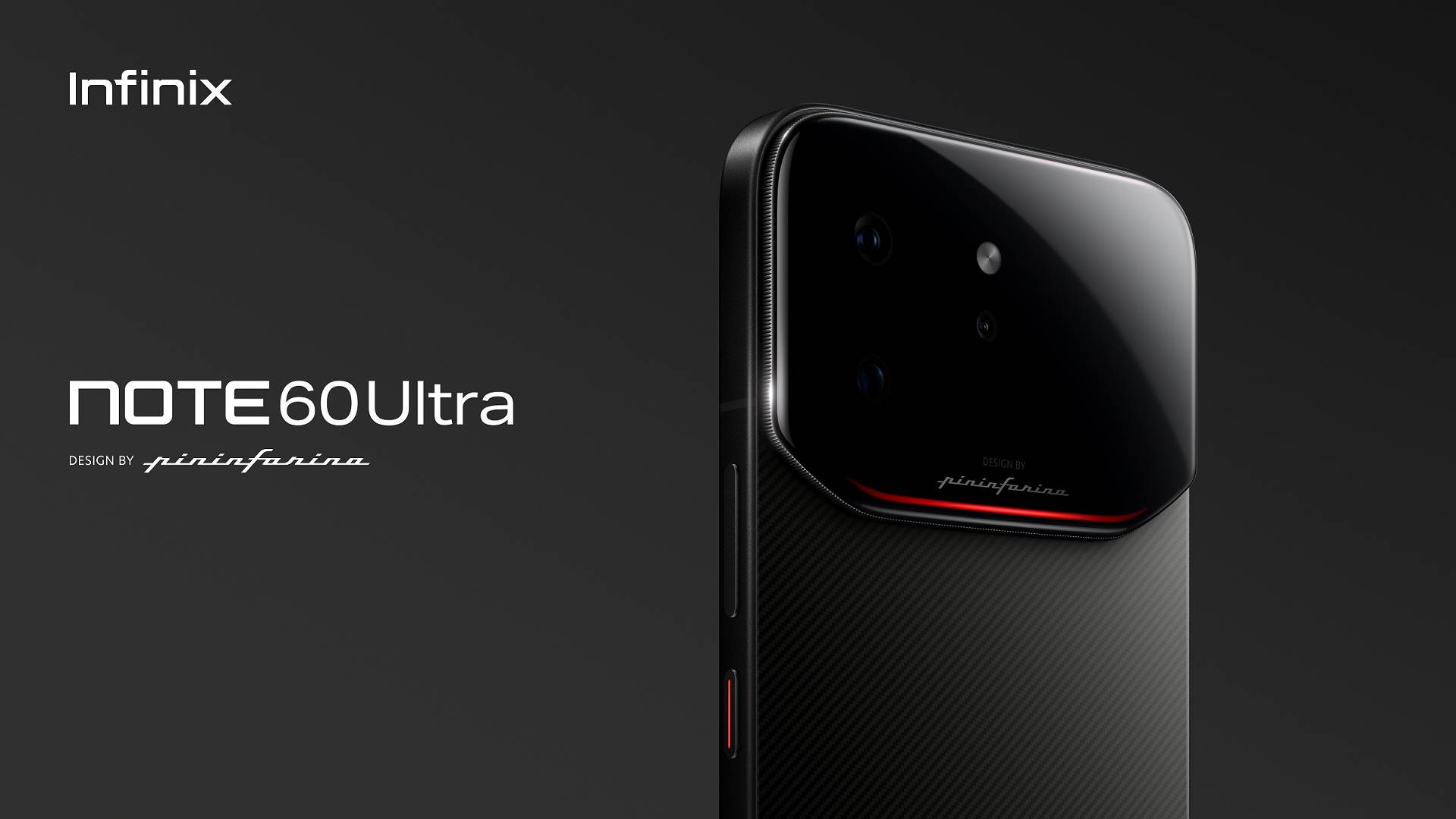 Infinix NOTE 60 Ultra Design by Pininfarina 