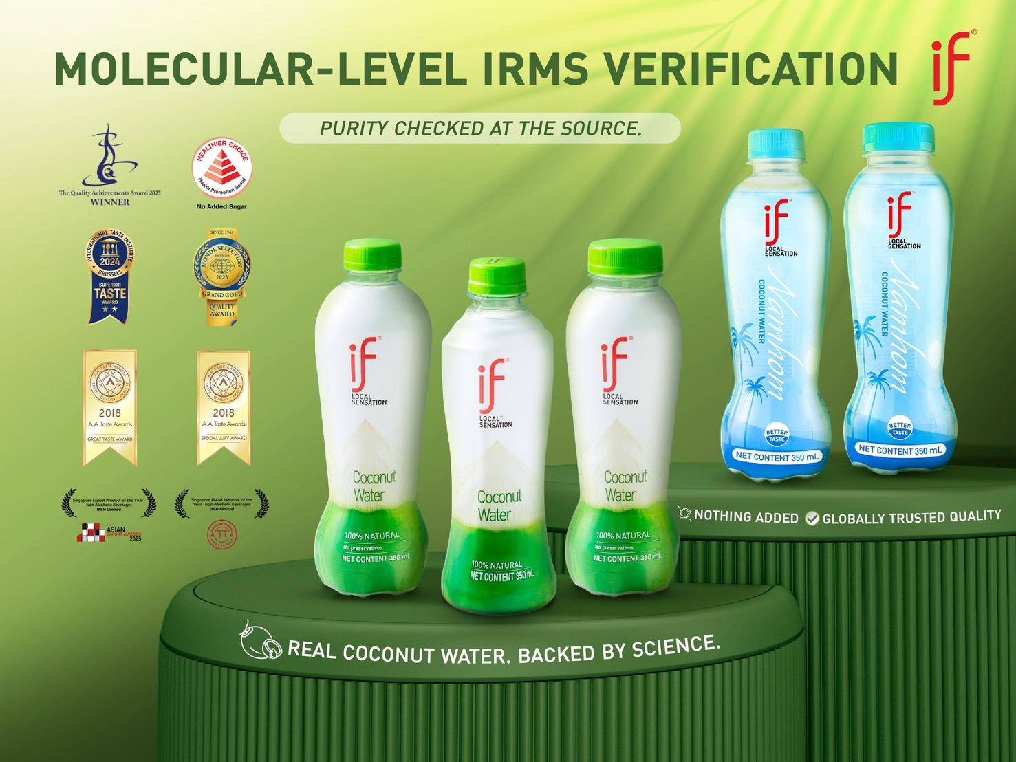 IF Brand Invests multimillion THB in the only Molecular-Level EA-IRMS Technology in the region to Verify Coconut Water Purity at Source 