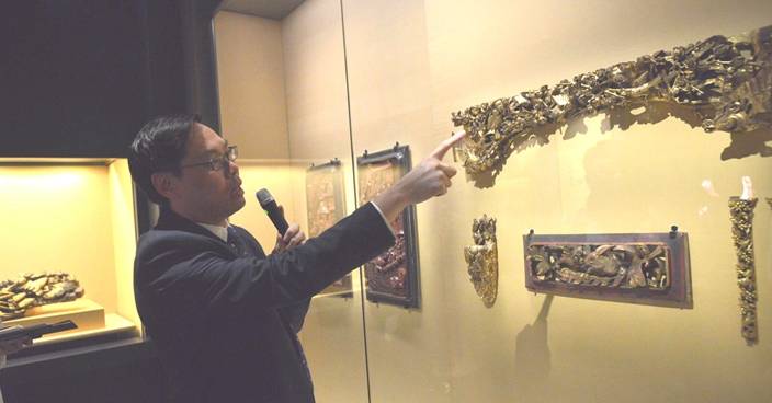 歷史博物館明起展出120件明清潮州木雕 入場即見5米長大壽屏