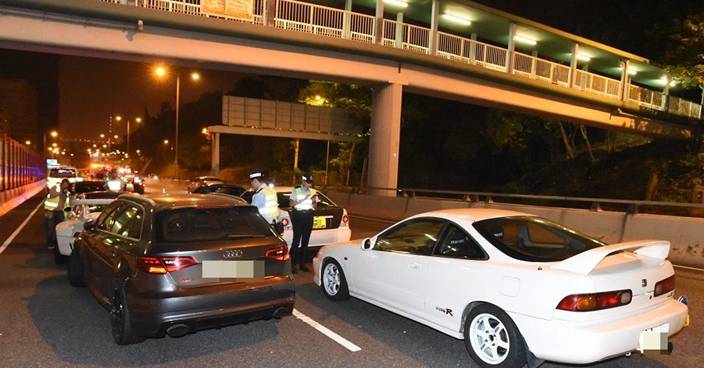 全港反非法賽車結束 警九日拘11人扣95車