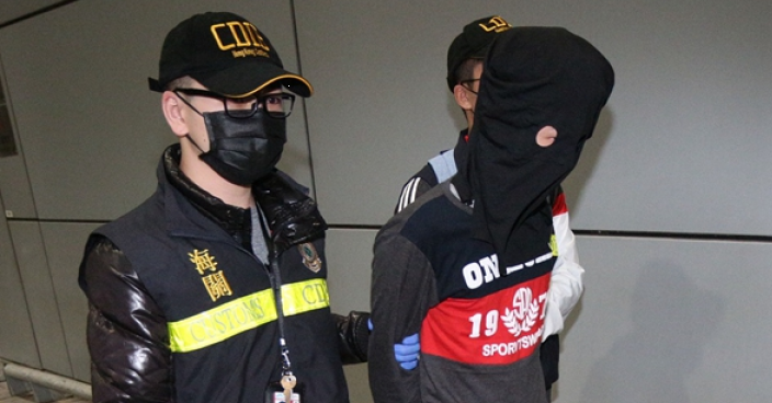 行李藏590萬毒品 吉隆坡來港男旅客機場被捕