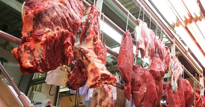 鰂魚涌及荔灣街市新鮮牛肉驗出含禁用防腐劑二氧化硫