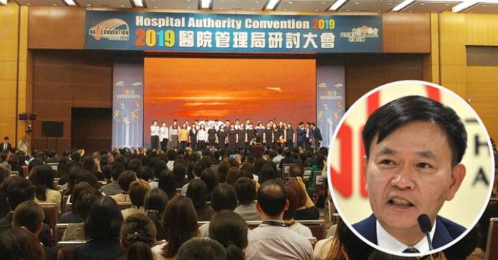 梁栢賢8月離任醫管局總裁 最後一次出席大會唱《前程錦繡》
