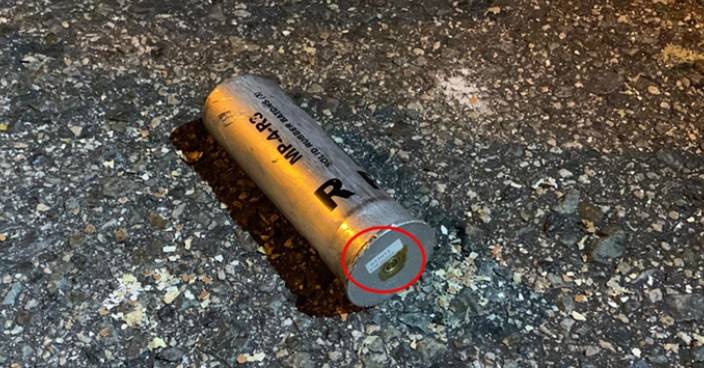 警疑施放過期彈藥 橡膠子彈殼有效日期2016年