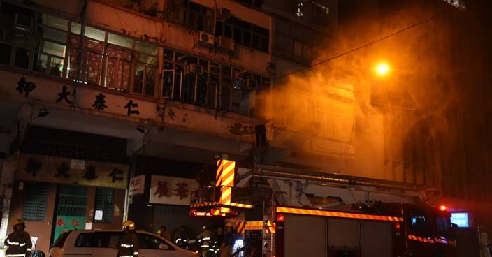 旺角劏房遭縱火 58歲男住客腳部燒傷