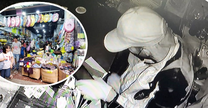 花園街家品店被爆竊損失1萬元 閉路電視直擊賊人搜掠過程