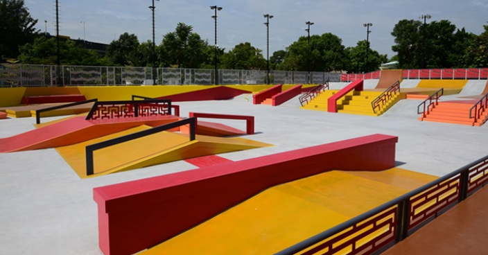 荔枝角公園「街式」滑板場正式啟用