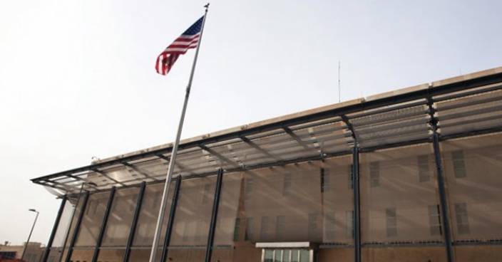 美駐伊拉克大使館遭火箭襲擊 至少1人受傷