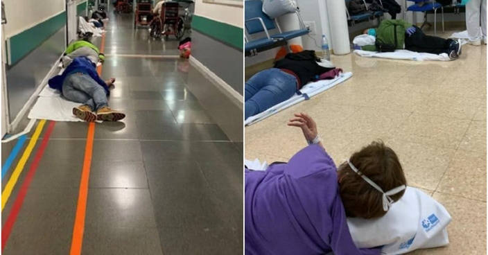 逾3.3萬確診幾壓垮西班牙醫療系統 病人被逼睡醫院地板