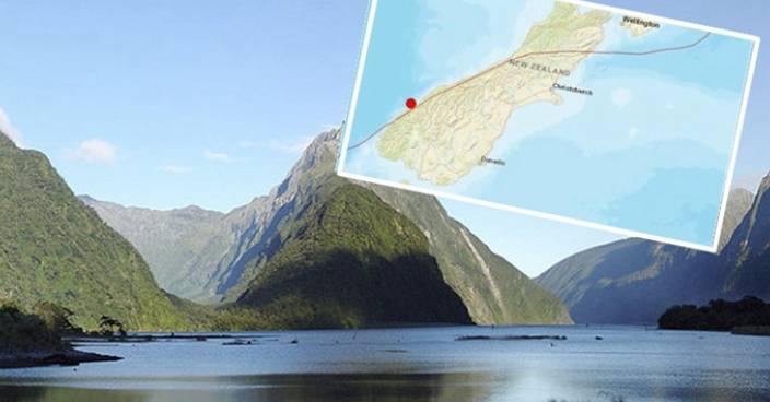 紐西蘭南島旅遊勝地米爾福德峽灣 5.9級地震