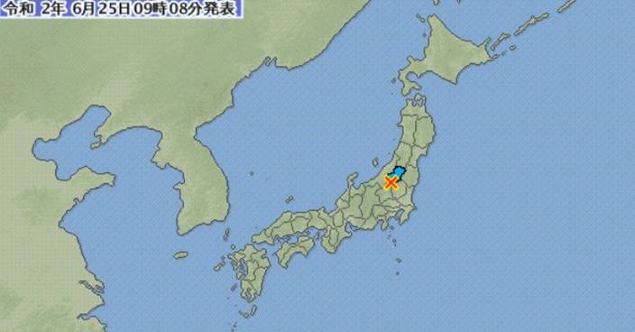 日本千葉縣對開海面6.2級地震
