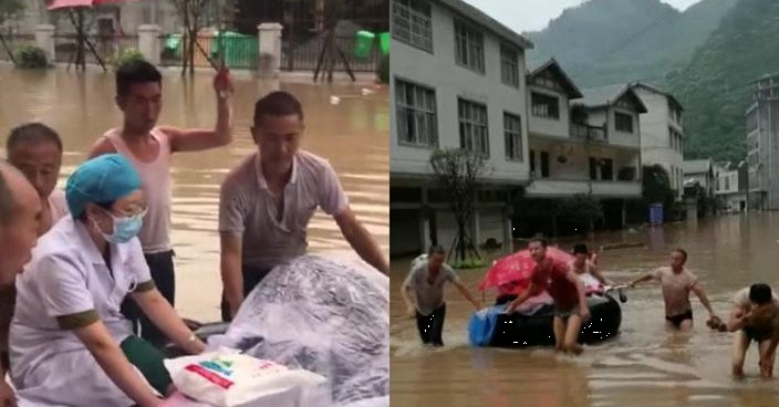 華南暴雨成災 雲南產婦洪水間產子靠輪胎救命