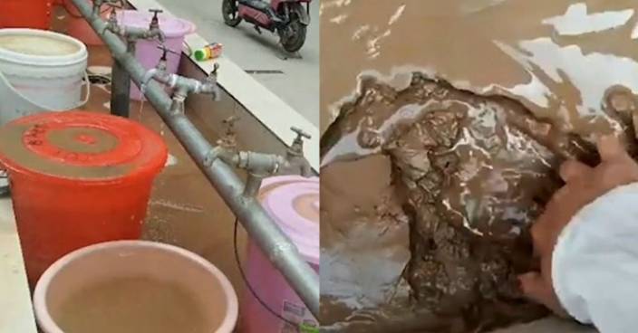 河南中學學生用驚現大量泥沙 校方澄清：非飲用水源