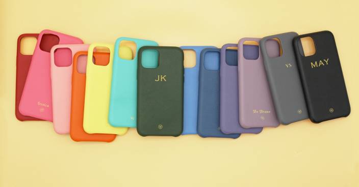 Macarooon推24色真皮手機套 可免費燙金刻字製作