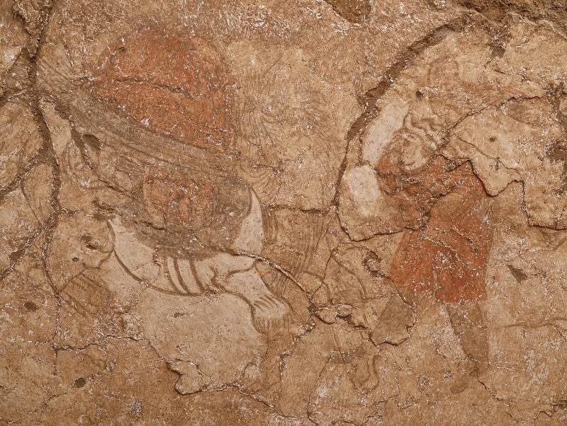 陝西考古發現大量罕見唐代壁畫(圖)