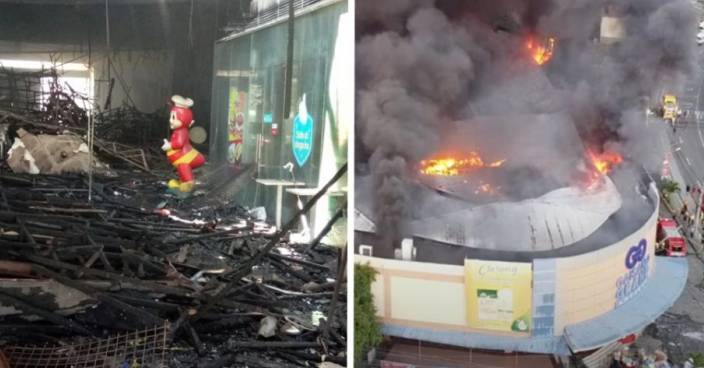 菲律賓商場大火 Jollibee吉祥物竟絲毫無損