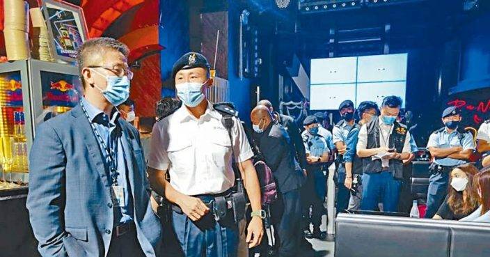 二哥 督師搜夜場千警 雷霆 拘0人