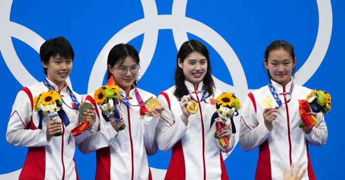 破世界紀錄 中國隊女子4x200米自由泳接力摘金