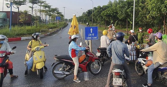 越南胡志明市及周邊18省市  延長防疫限制措施2星期