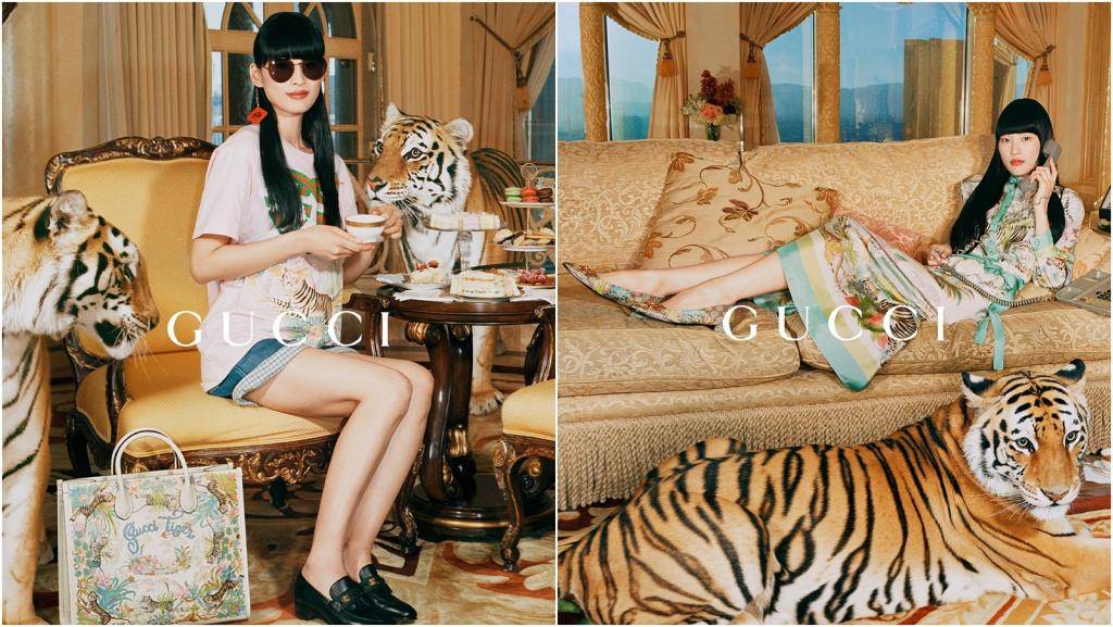 Gucci用真老虎拍廣告 動保組織批「無藥可救地脫節」