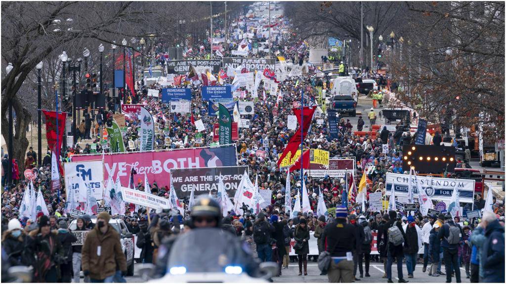 華盛頓萬人反墮胎遊行 對高院頒令收緊限制感樂觀