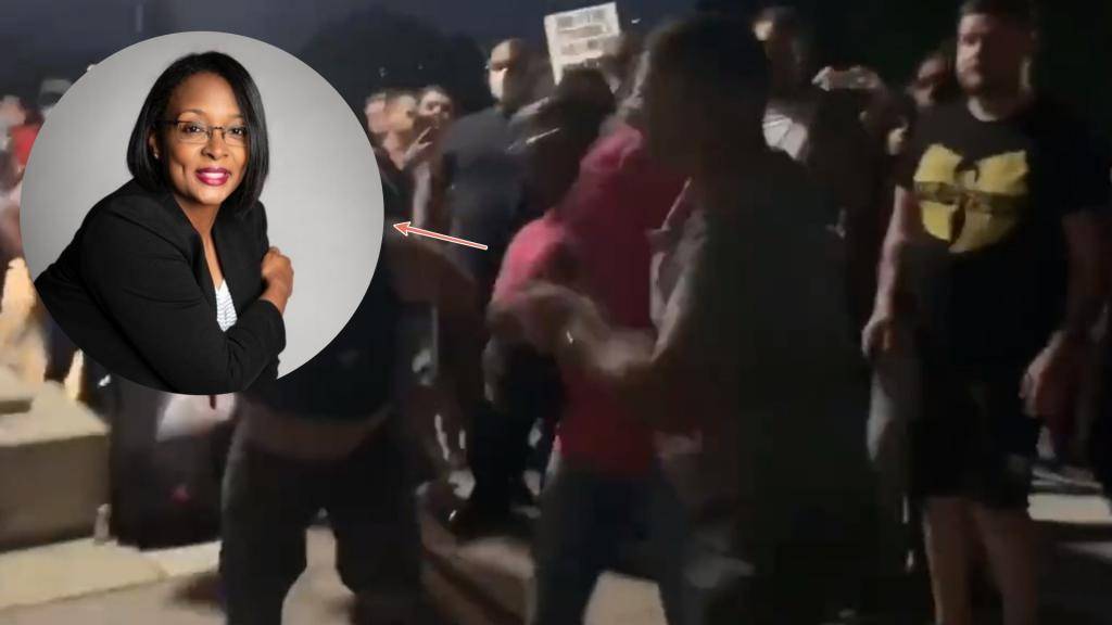 羅德島女子示威被休班警揮拳打中 警展開刑事調查