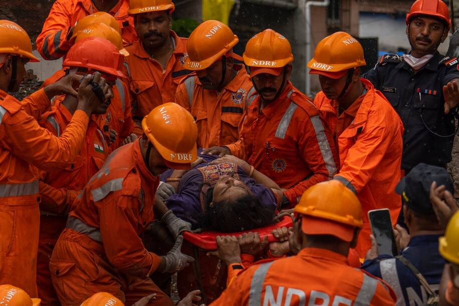 印度孟買塌樓最少19死6傷