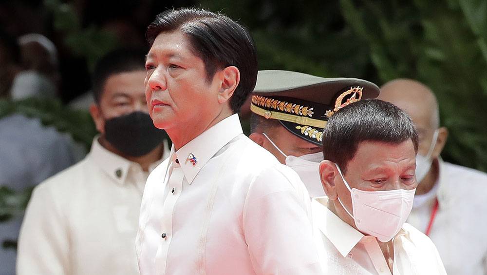菲律賓新任總統小馬可斯宣誓就職