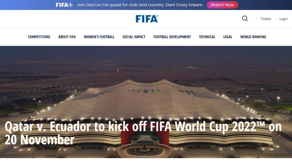 世界盃│決賽周確認提前一日揭幕 首戰卡塔爾鬥厄瓜多爾