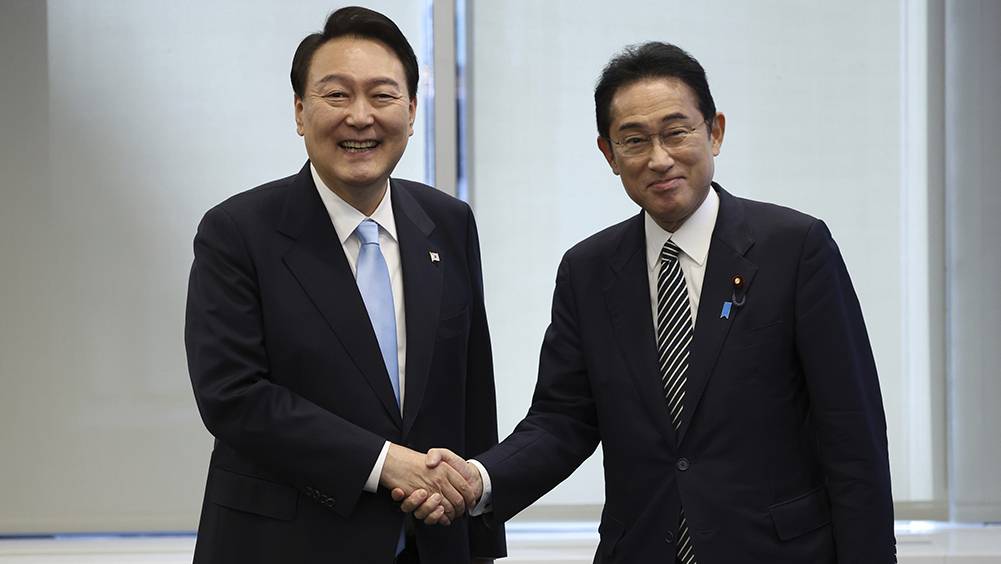 聯合國大會｜日韓領袖3年來首次面對面雙邊會談 同意修補關係