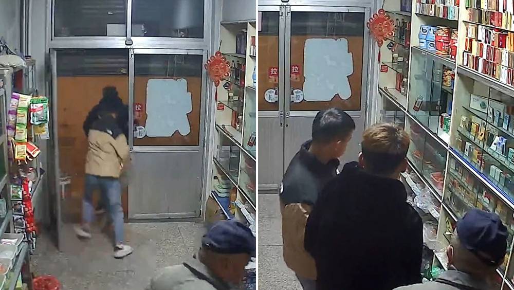 山西兩男搶走老店員9條煙後網上炫耀 警方：已介入調查