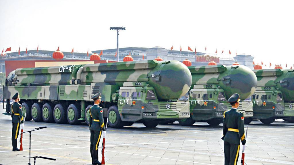 美報告指北京擬打造「世界級」軍隊 預測中國2035年或擁1500枚核彈頭